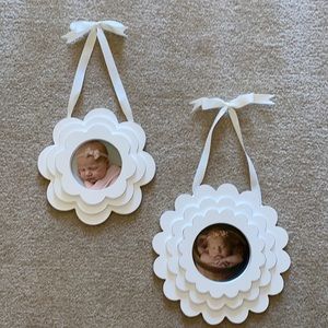 Hanging flower frames